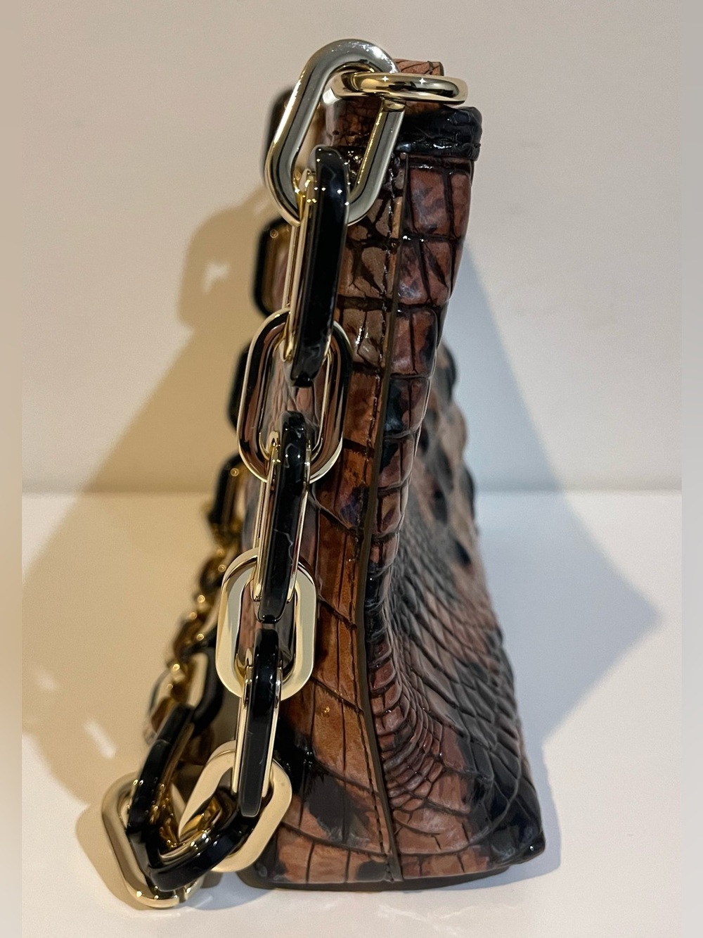 Brahmin Mod Lorelei Small Leather Chain Shoulder Bag - Picture 11 of 14
